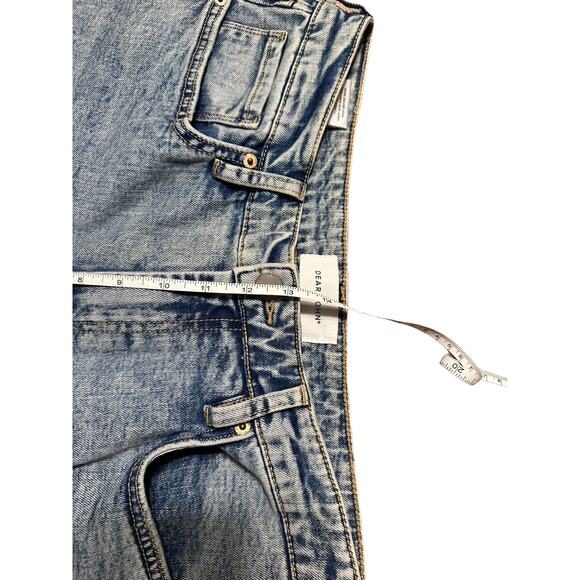 Dear John Women's Flared Side-Slit Hem Jeans Size 31 Light Wash - Picture 10 of 10